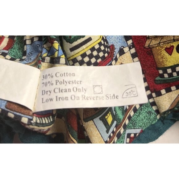 Green Wool Blend Holiday Cardigan W/ Snowman & Tree Appliques -  Large button - Picture 3 of 15